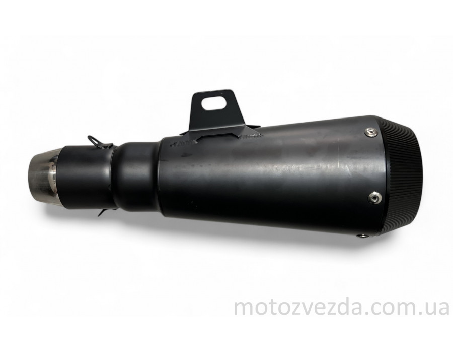 Глушник прямоток #H1 (AKRAPOVIC) чорний