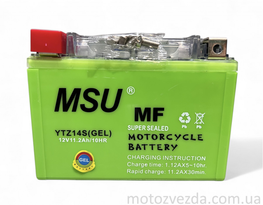 Акумулятор GEL 12V / 11.2 YTZ14S MSU