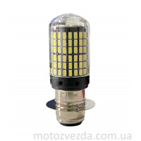 Лампа фары диодная P15D‑25‑1 9‑85V 6000K 1 ус, 144 кристалла