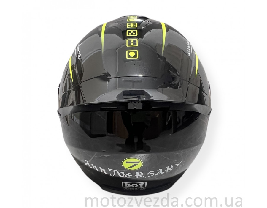 Шолом інтеграл QKE 111 №25 чорно-зелений SIZE : M