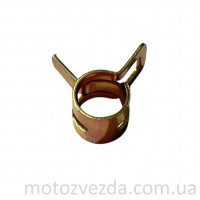 Хомут топливного шланга самозажимной широкий d8