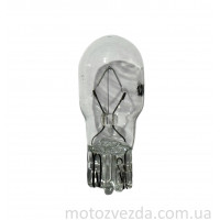 Лампа поворотів БІЛА (безцокольна) 12V 10W T13