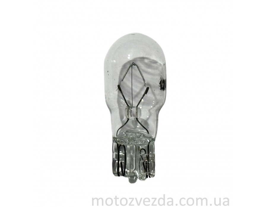 Лампа поворотов БЕЛАЯ (безцокольная)12V 10W T13
