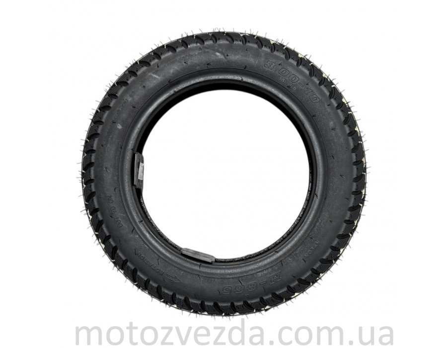 Резина "JSBM" #GMT-146 10" 3.00-10 TL, 6PR, 40%, 42J