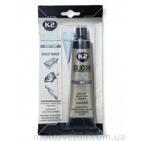 Силиконовый серый герметик K2 Grey sil bli 85гр B250N