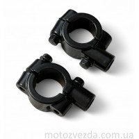 Хомуты на руль для крепления зеркал d10, D22 "DR"