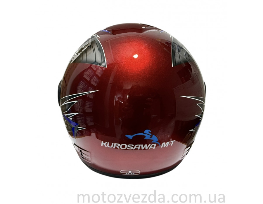 Шлем (закрытый) HF-101 КРАСНЫЙ Q23-BL размер: S