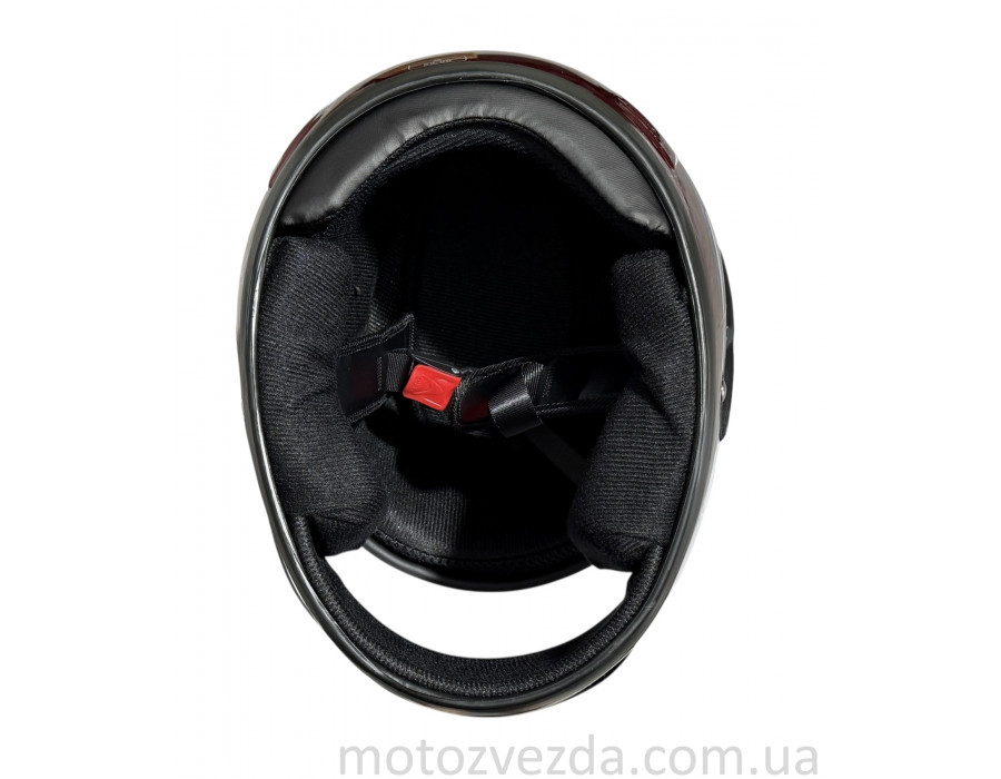Шлем (закрытый) HF-101 КРАСНЫЙ Q23-BL размер: S