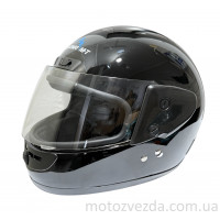 Шолом HF-101 (Закритий) ЧОРНИЙ ГЛЯНЕЦЬ розмір: M