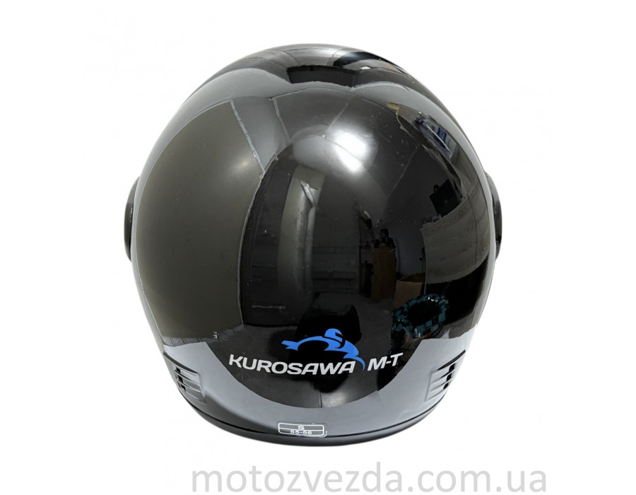 Шлем HF-101 (Закрытый) ЧЕРНЫЙ ГЛЯНЕЦ размер: S
