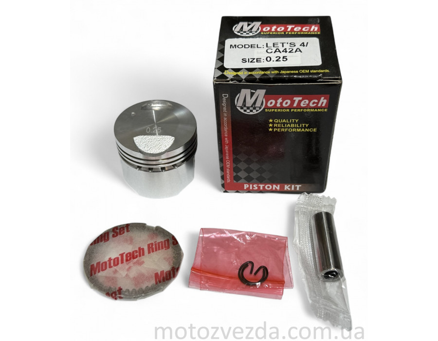 Поршень SUZUKI ADDRESS 4-т (CA42A) 0.25 49сс (TW)