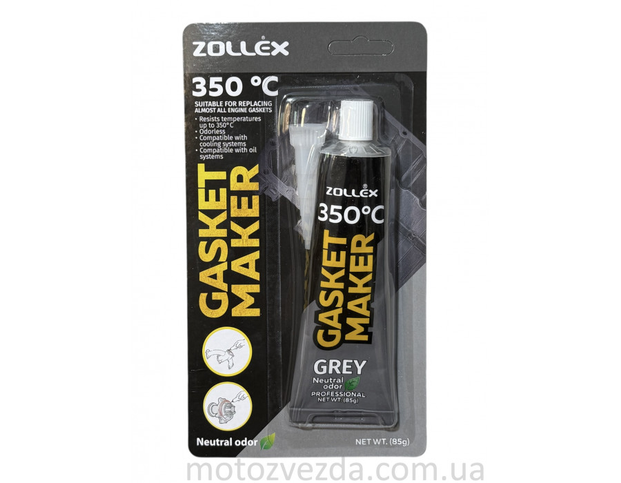 Герметик прокладка Zollex Grey Gasket Maker серый 85 г