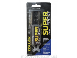 Епоксидний клей Zollex Super Epoxy CL-300 із дозатором універсальний 35 г
