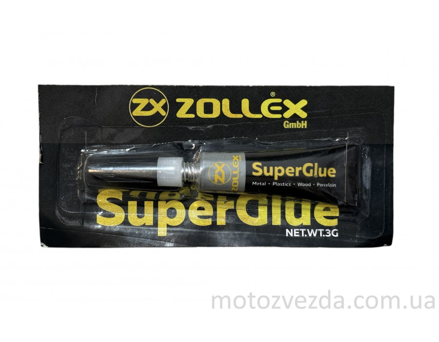 Клей Zollex Super Glue секундный 3г