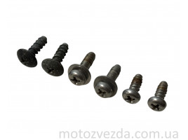 Комплект шурупів 6шт. для скрутки голови Yamaha JOG SA-36/SA-39/SA-55 Japan