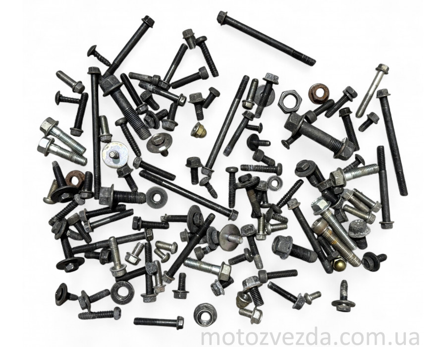 Комплект болтов всего скутера Yamaha JOG SA-36 / SA-39 / SA-55 Japan ( комплектация около 80% )