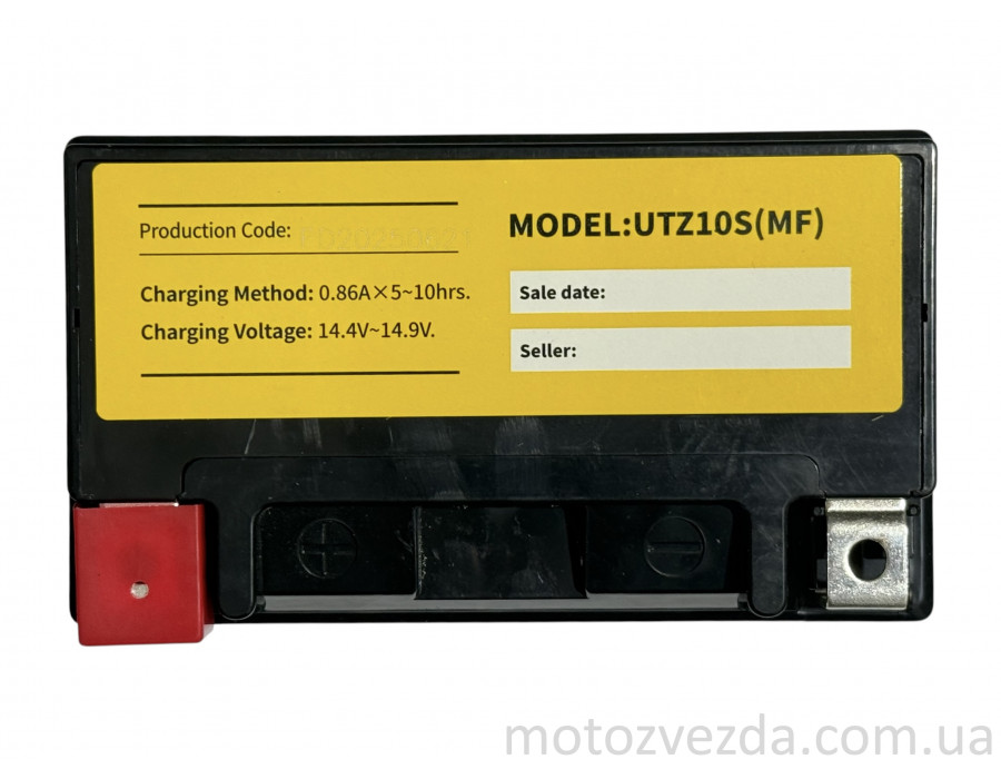 Акумулятор UTXZ10S (MF) 12V8.6AH/10HR CA*220A 150‑83‑93mm. "OUTDO"