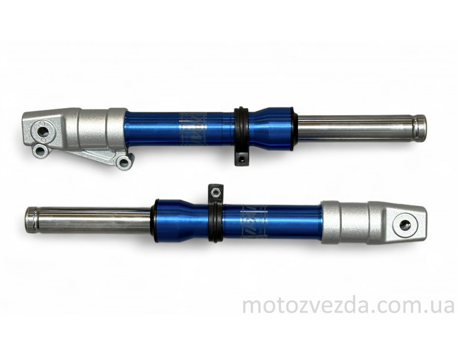 Вилка (пір`я) HONDA DIO ZX диск, гідравліка, шток d27 "LIPAI" (сині)