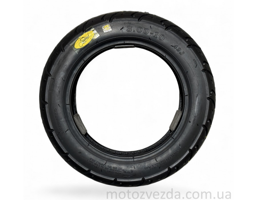 Гума 10" 3.00‑10 TL, 6PR, 45%, 42J "LIPAI" #SS‑055