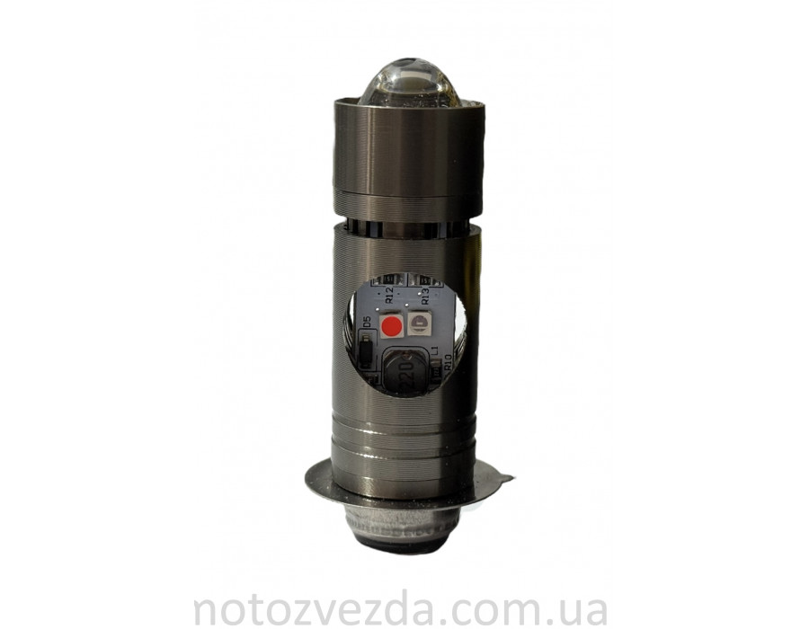 Лампа фары LED M5 (ЛИНЗА) SEPIA/3KJ