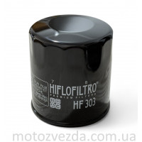 Фільтр масляний мото HF303 D65/H73 чорний "HIFLO" ТАЙЛАНД