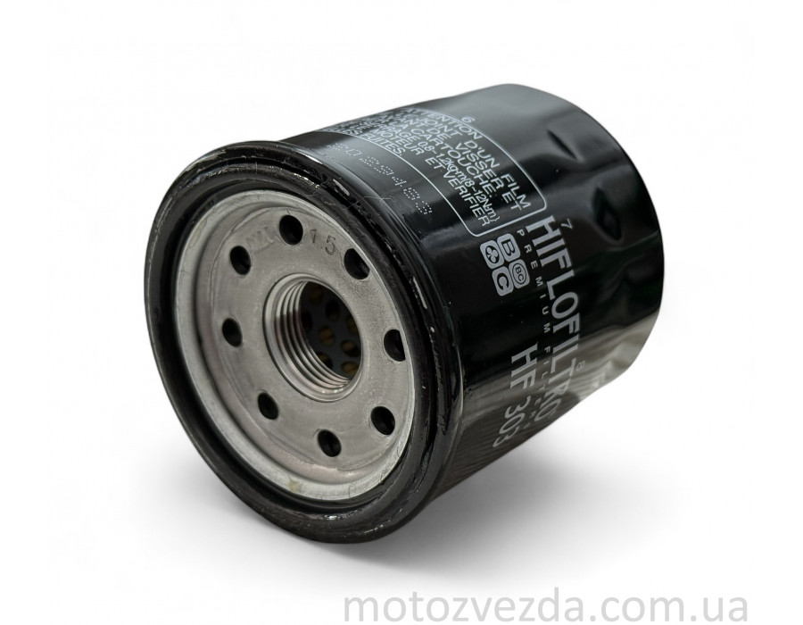 Фільтр масляний мото HF303 D65/H73 чорний "HIFLO" ТАЙЛАНД