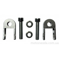 Подовжувачі амортизаторів 25mm (пара) d10 +болти хром "LIPAI"