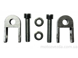 Подовжувачі амортизаторів 25mm (пара) d10 +болти хром "LIPAI"