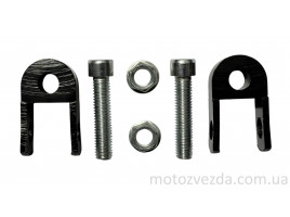 Подовжувачі амортизаторів 25mm (пара) d10 +болти чорні "LIPAI"