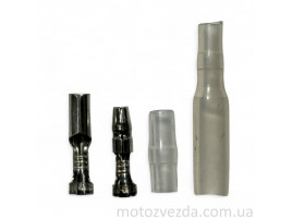 Клеми ножові з ізоляцією (пара ) круглі, 4mm 'LIPAI'