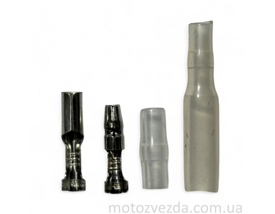 Клеми ножові з ізоляцією (пара ) круглі, 4mm 'LIPAI'