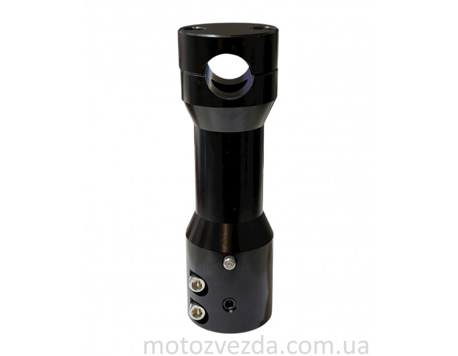 Кріплення відкритого керма на скутера (винос) 22mm, чорний