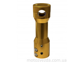 Кріплення відкритого керма на скутера (винос) 22mm, жовтий