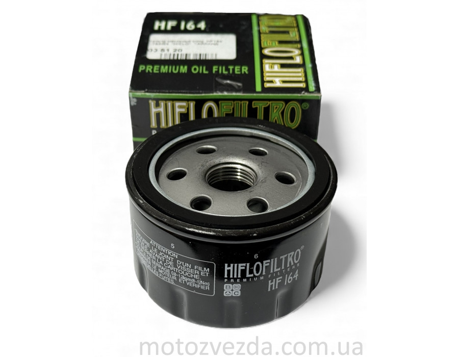 Фільтр масляний мото HF164 D76/H54 'HIFLO' ТАЙЛАНД