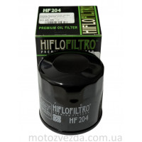 Фильтр масляный мото HF204 D65/H64 черный 'HIFLO' ТАЙЛАНД