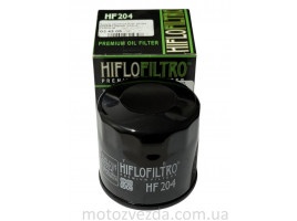 Фільтр масляний мото HF204 D65/H64 чорний 'HIFLO' ТАЙЛАНД