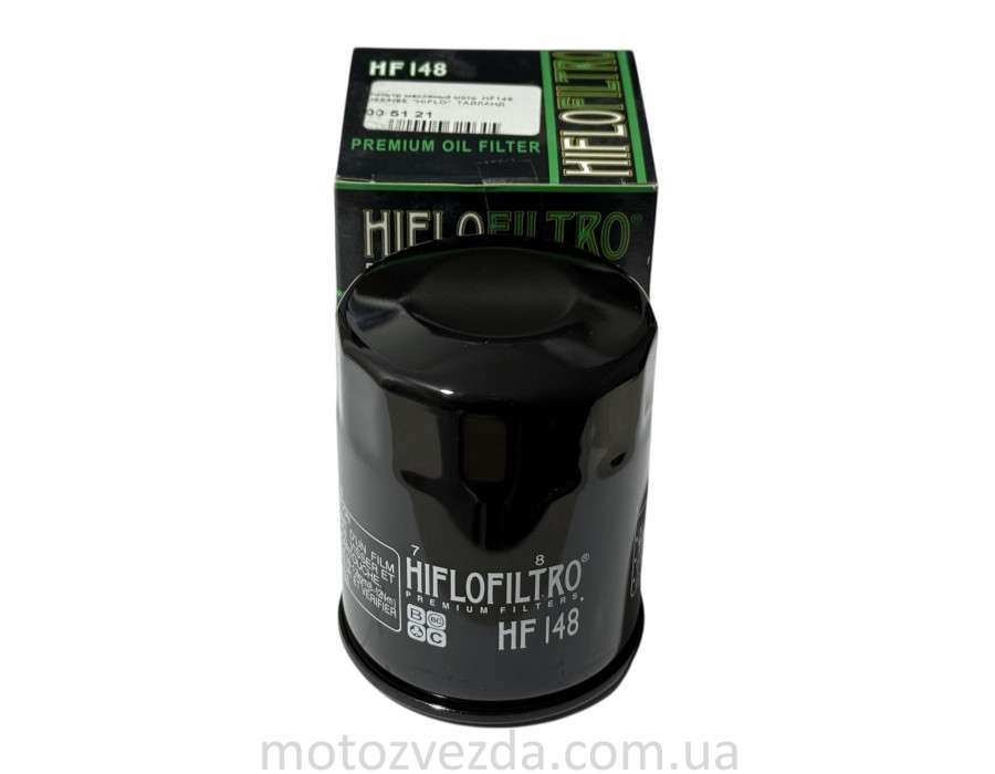 Фільтр масляний мото HF148 D65/H85 'HIFLO' ТАЙЛАНД