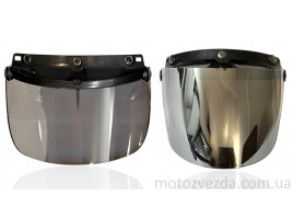 Скло шолома Х8 (тоноване сріблясте) скло)