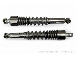 Амортизаторы задние Delta 345mm, регулируемые, короткий стакан, хром 'LIPAI'