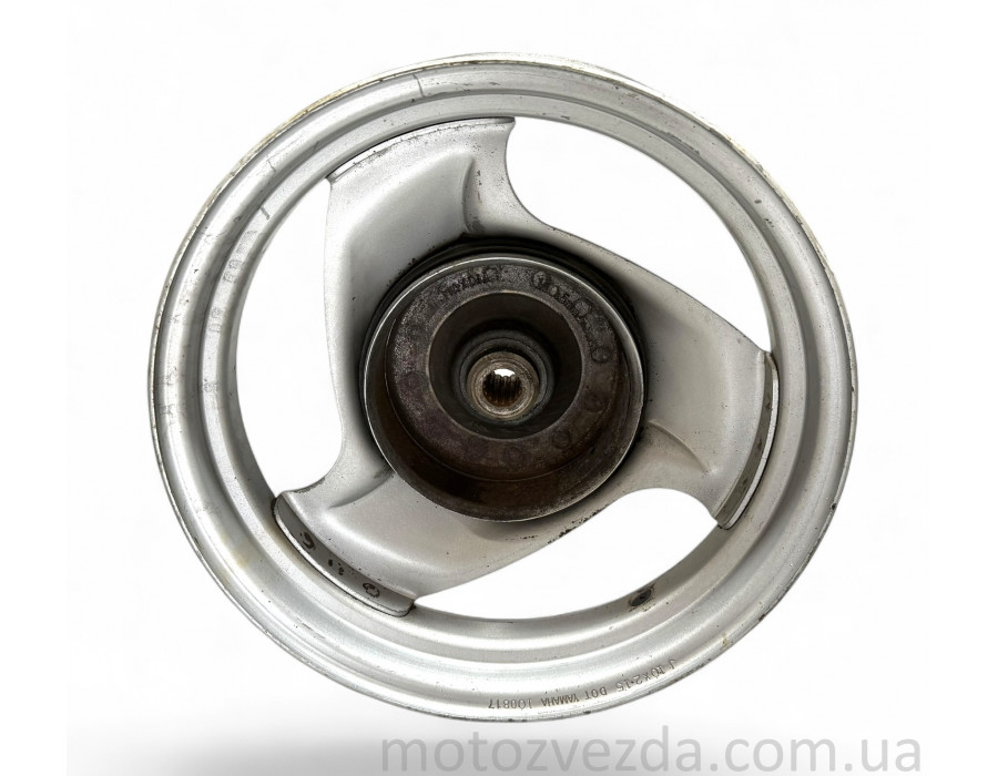 Диск задний J 10x2.15 DOT 110.5mm. 16-шлицов Yamaha JOG SA-36J / SA-39J / SA55J / 3KJ / 5BM Б/У