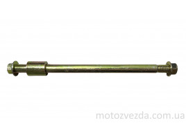 Ось колеса переднего VIPER V200/250-F2 D15, L265 +гайка, втулка