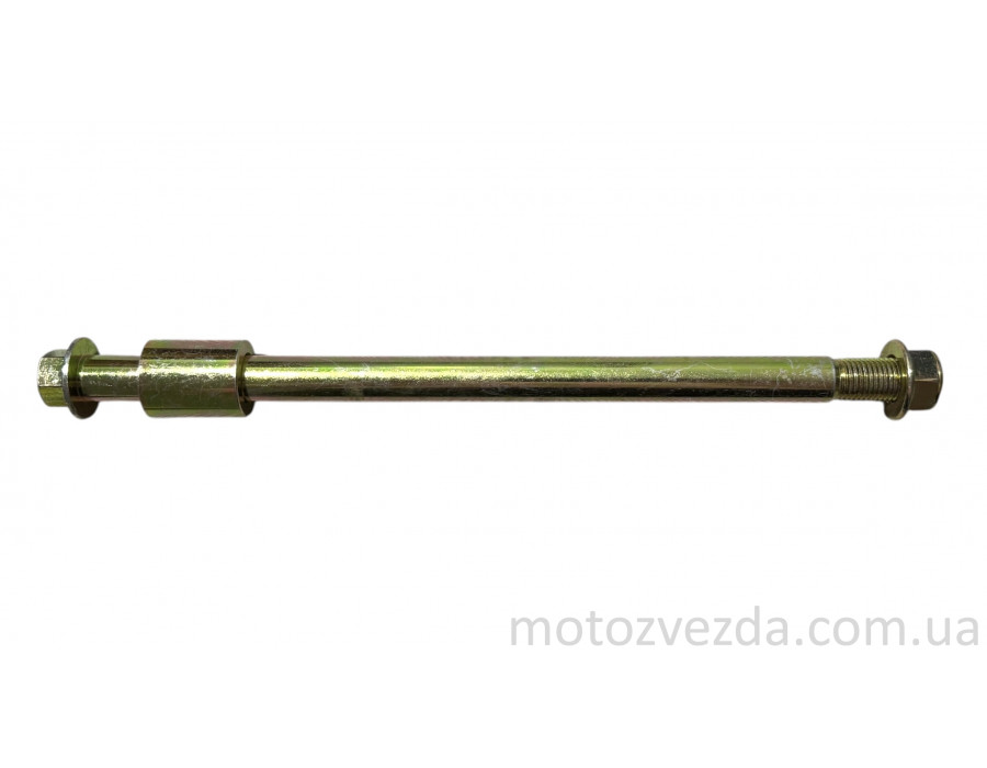 Ось колеса переднего VIPER V200/250-F2 D15, L265 +гайка, втулка