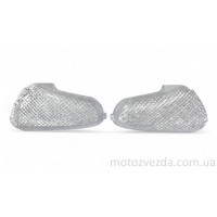 Стекла поворотов задние SUZUKI LET'S/ LETS II /LETS NEW (пара) (БЕЛЫЕ СТЕКЛА)