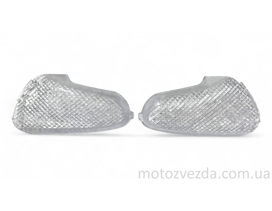 Скло поворотів задні SUZUKI LET'S/ LETS II /LETS NEW (пара) (БІЛЕ СКЛО)