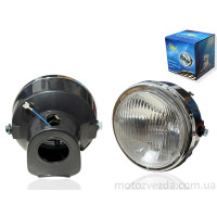 Фара Alpha у зборі кругла, чорна 'LIPAI'