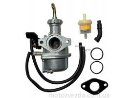 Карбюратор PZ22 Delta, ATV, TTR 110/125 d22 підкачування ручне справа #PRO 'LIPAI'