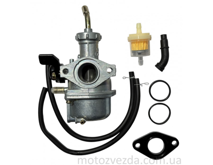 Карбюратор PZ22 Delta, ATV, TTR 110/125 d22 підкачування ручне справа #PRO 'LIPAI'