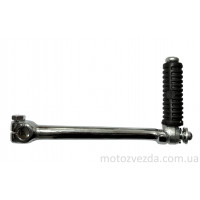 Важіль кікстартера (ніжка) Delta 125, JH125, TTR125 хром (пряма, крос)