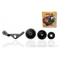 Ремкомплект ГРМ Delta, Alpha, Active 110 3 ролики, важіль