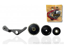 Ремкомплект ГРМ Delta, Alpha, Active 110 3 ролики, важіль